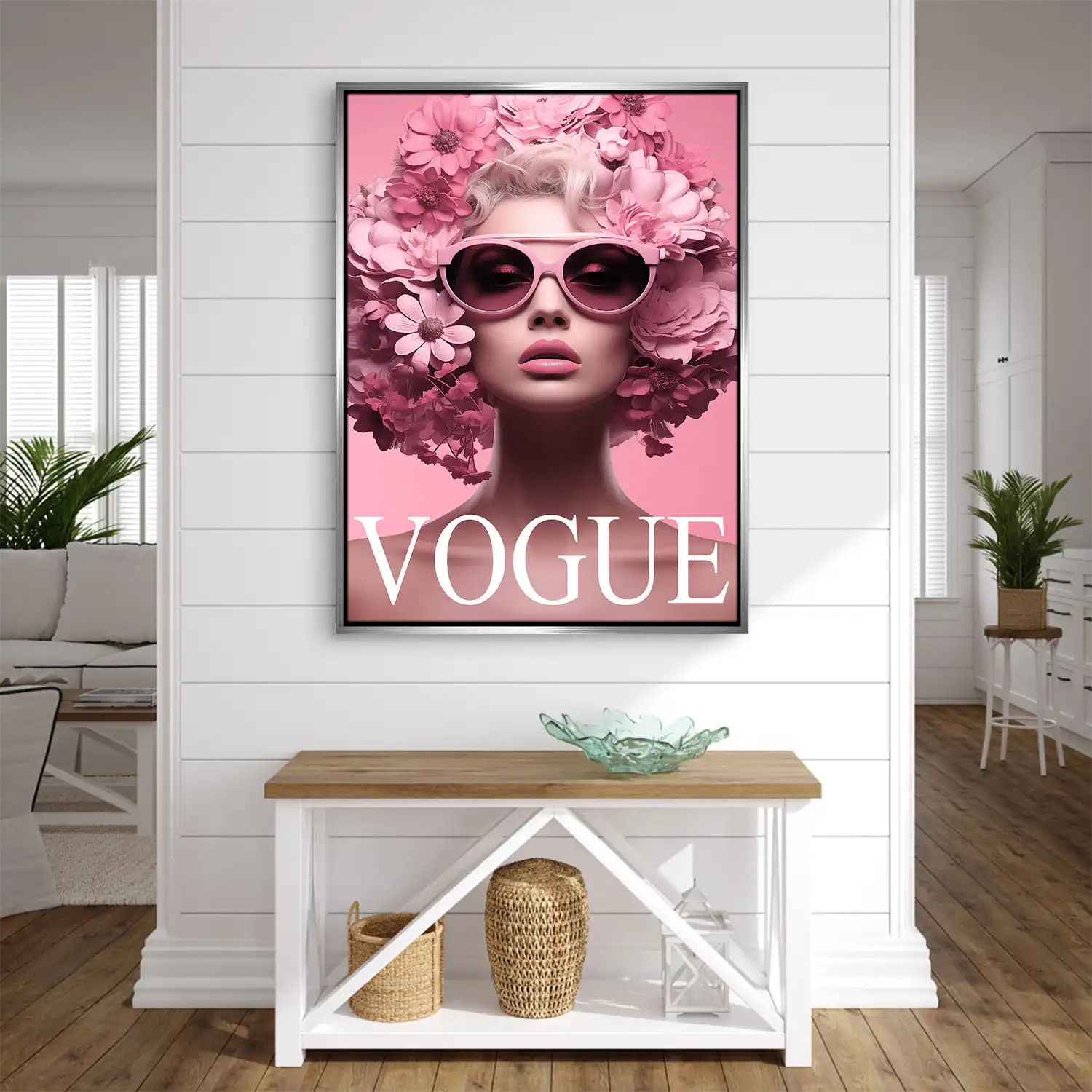 Pink Vogue Leinwand Bild INGALERIE