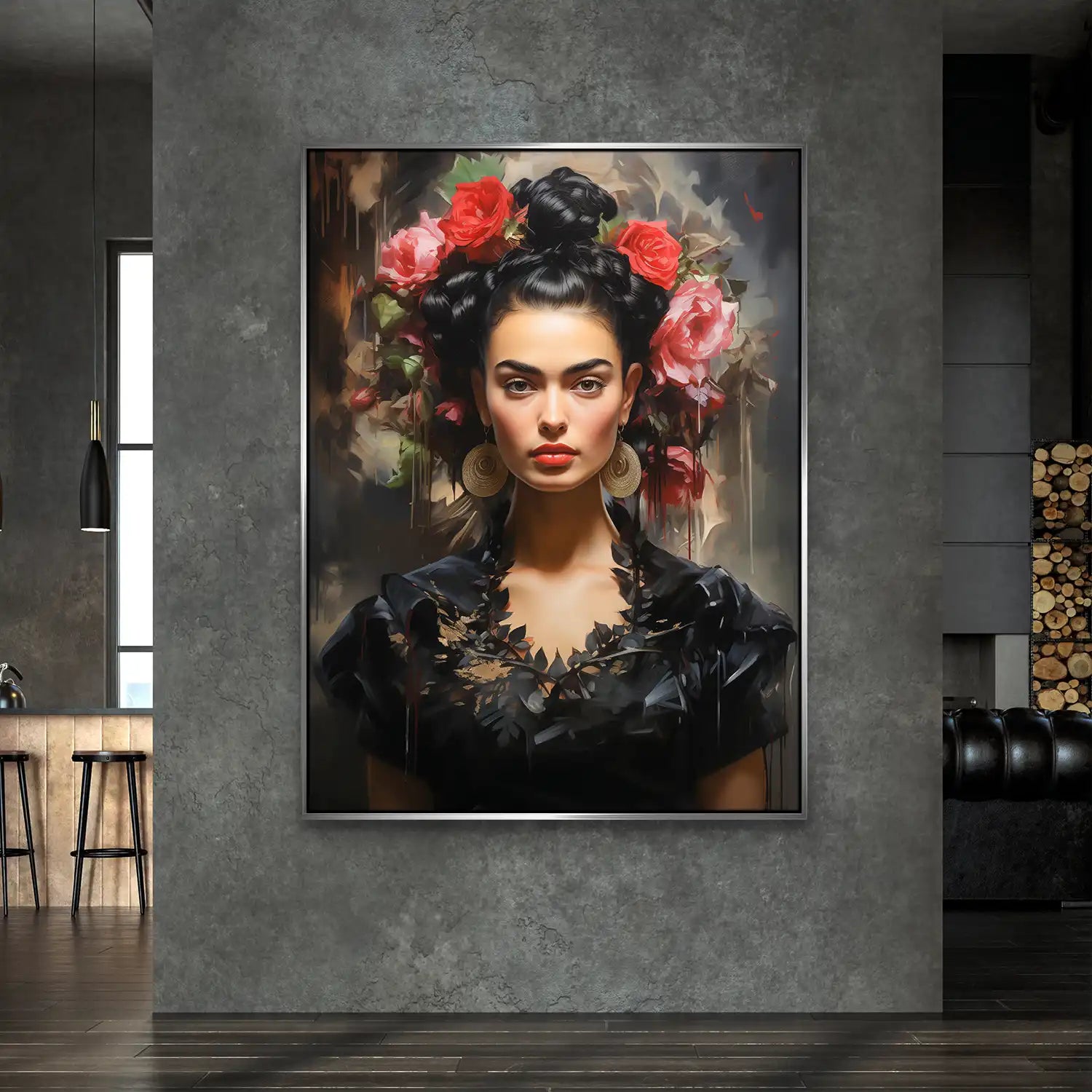 Frida Kahlo Beauty Leinwand Bild INGALERIE