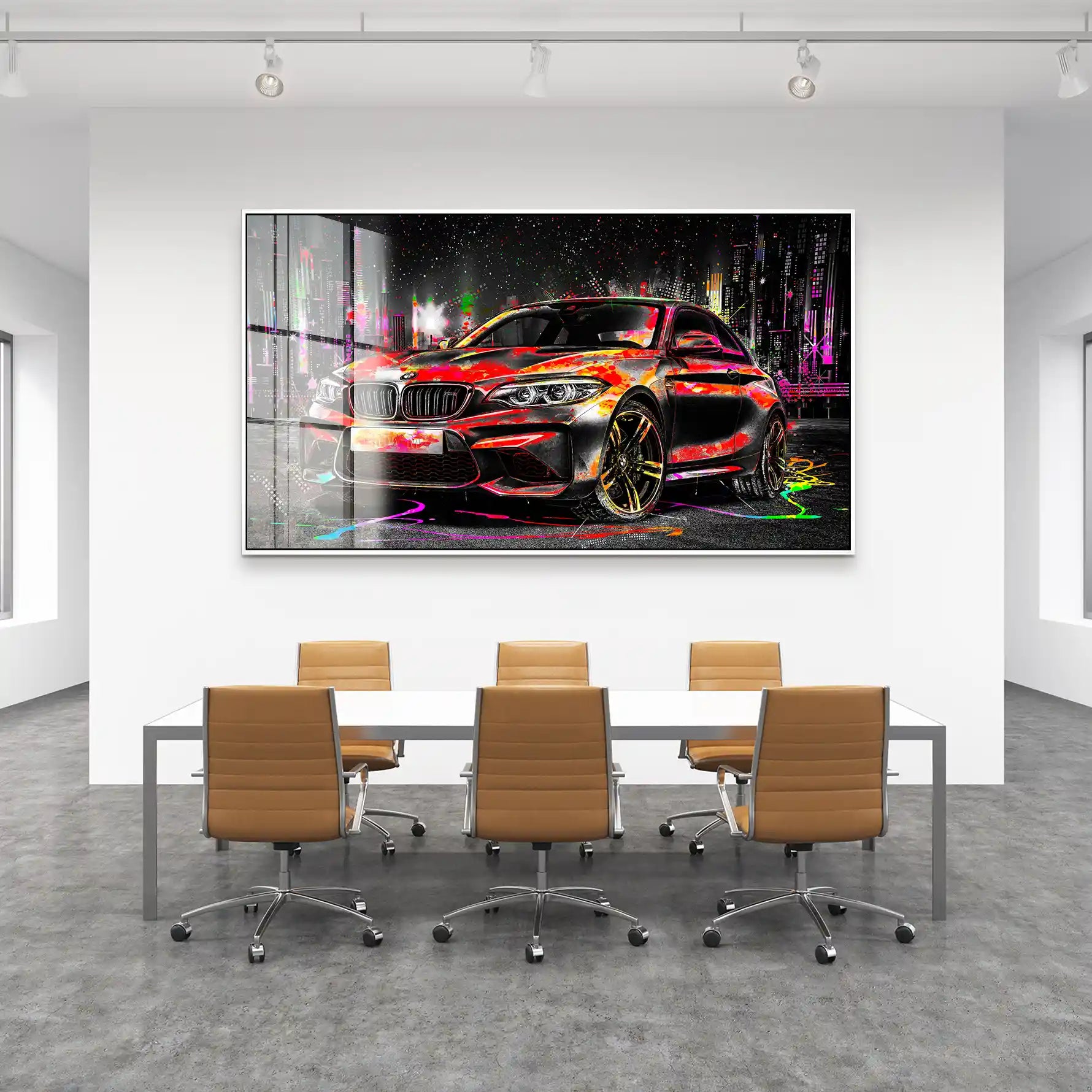 BMW M2 Pop Art Style Acrylglas Bild INGALERIE