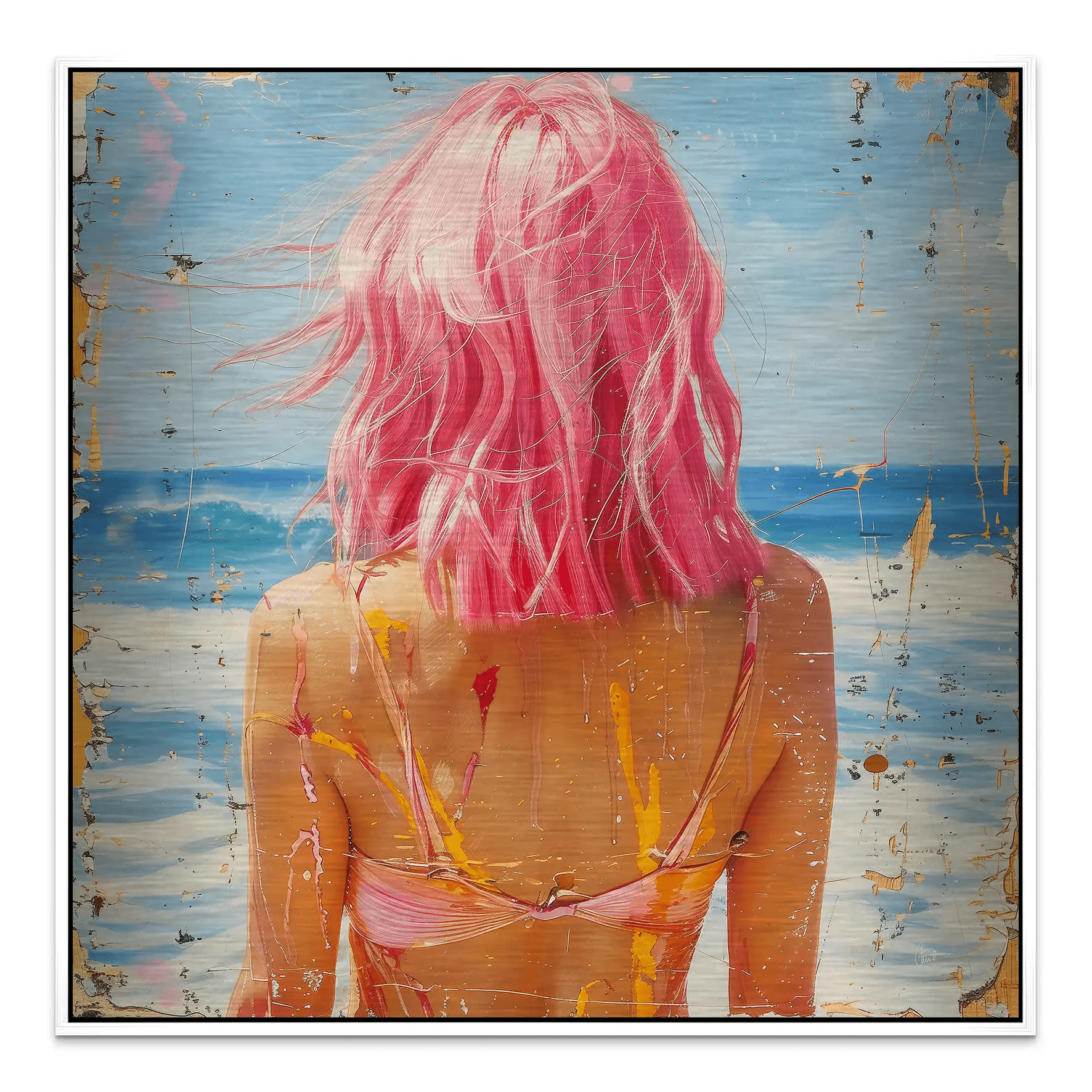 Beach Girl Nr.5 Alu Gebürstet INGALERIE