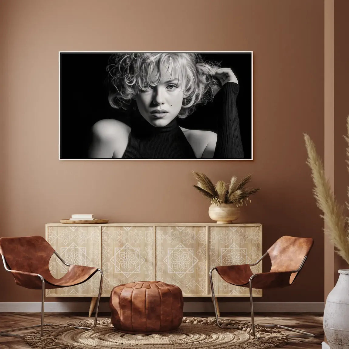 Marilyn Monroe Velvet Icon Alu Gebürstet