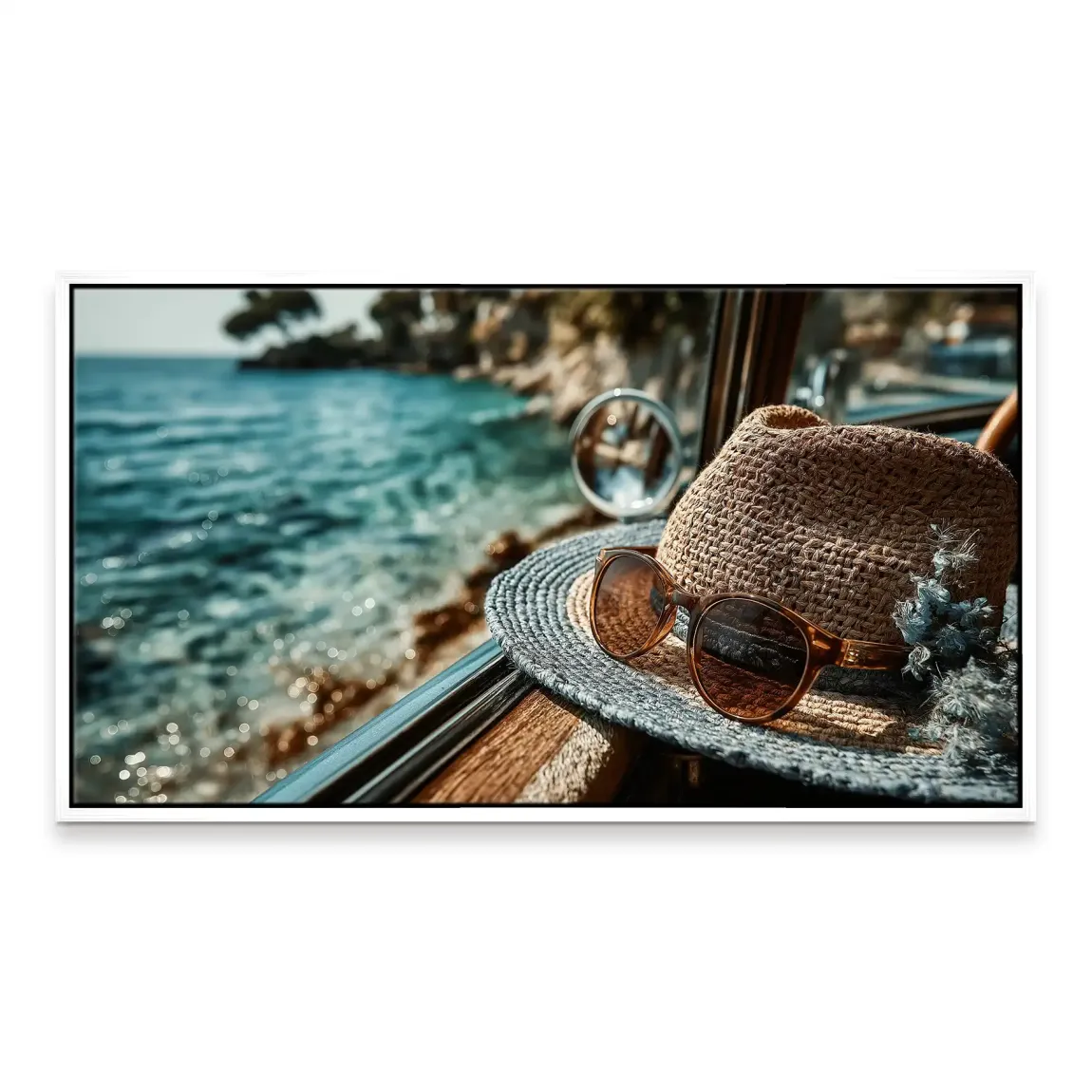 Blue Moments Leinwand Bild