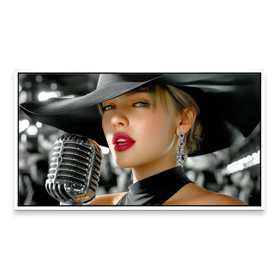 Midnight Jazz Leinwand Bild