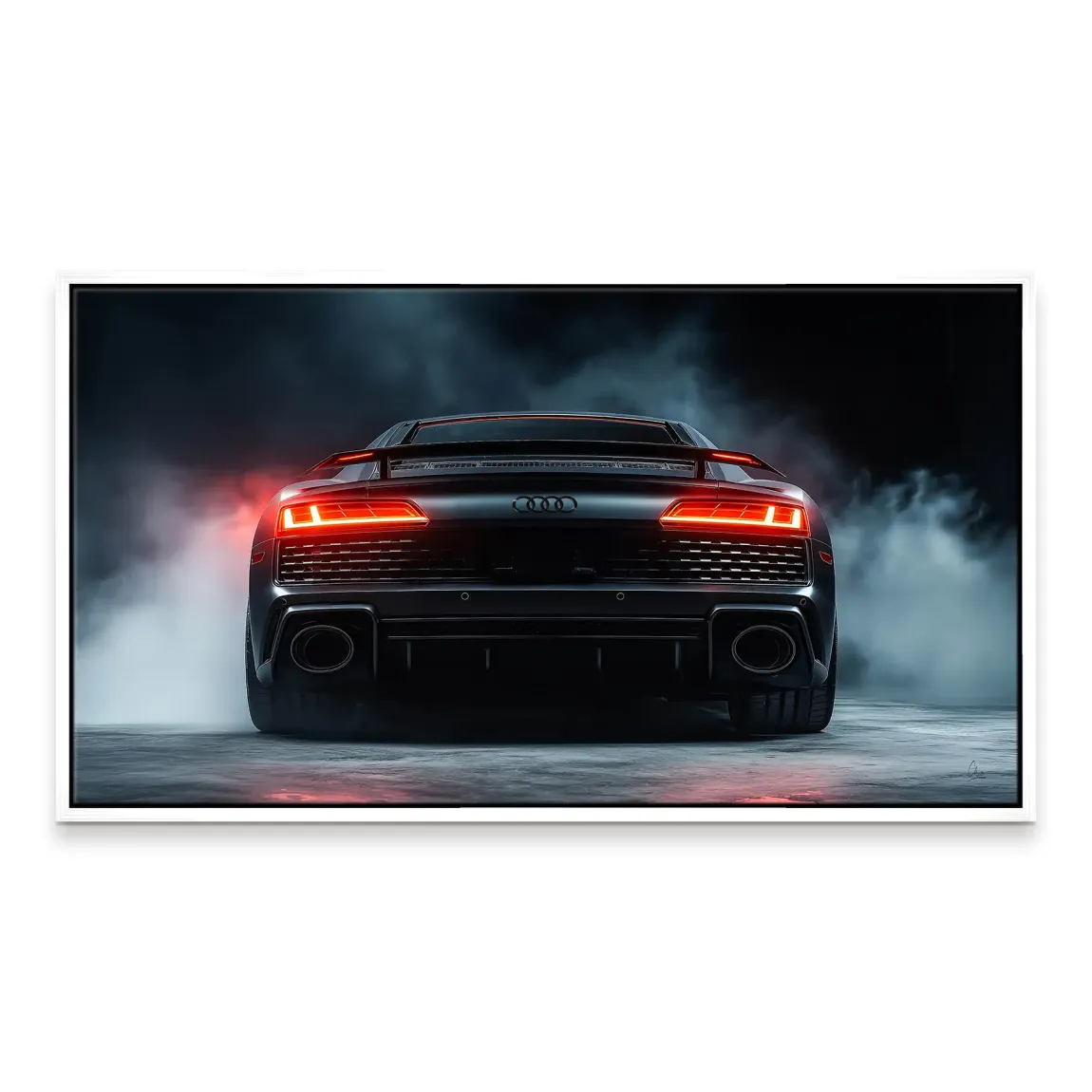 Audi R8 Dark Side Leinwand Bild