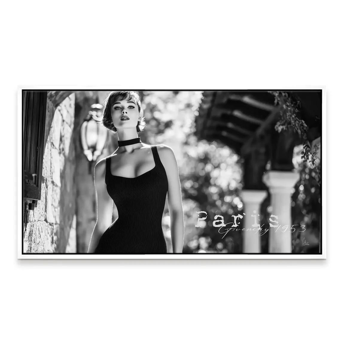 Audrey Hepburn Givenchy Leinwand Bild