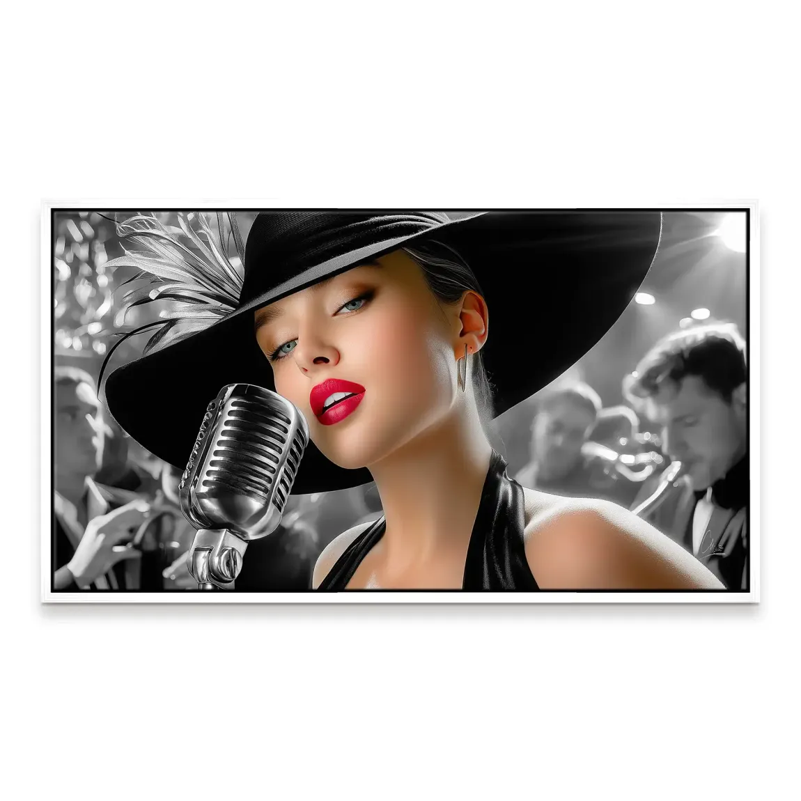 Silent Jazz Leinwand Bild