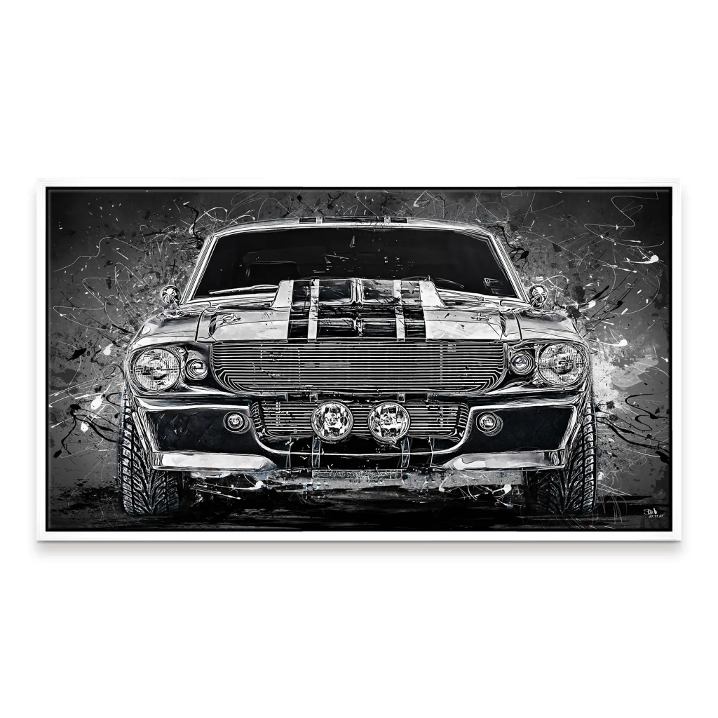 Ford Mustang Elenore Abstrakt Leinwand Bild INGALERIE