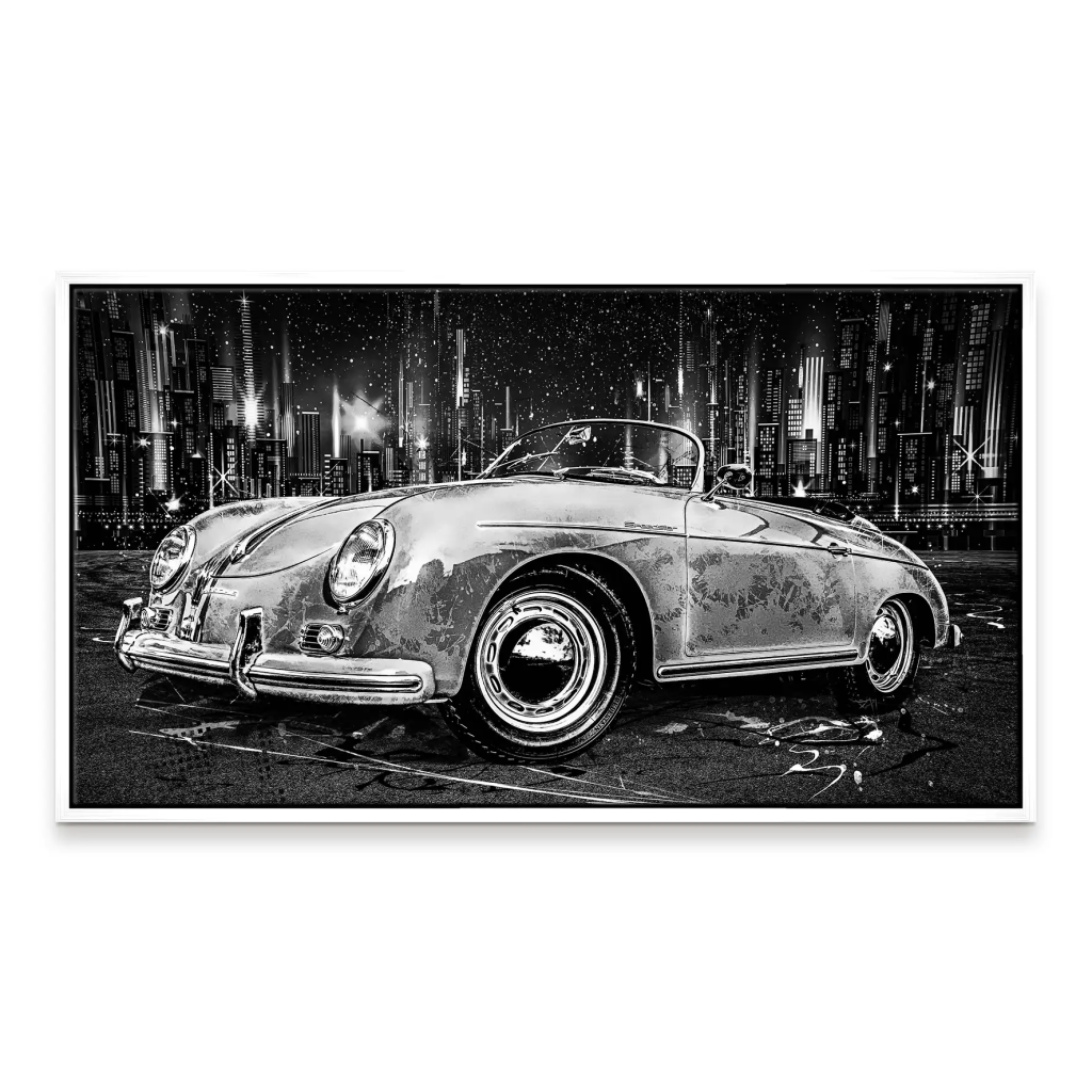 Porsche Speedster City Style Leinwand Bild INGALERIE