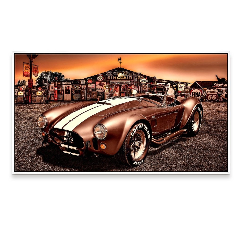 AC Cobra Abstrakt Sunset Leinwand Bild INGALERIE