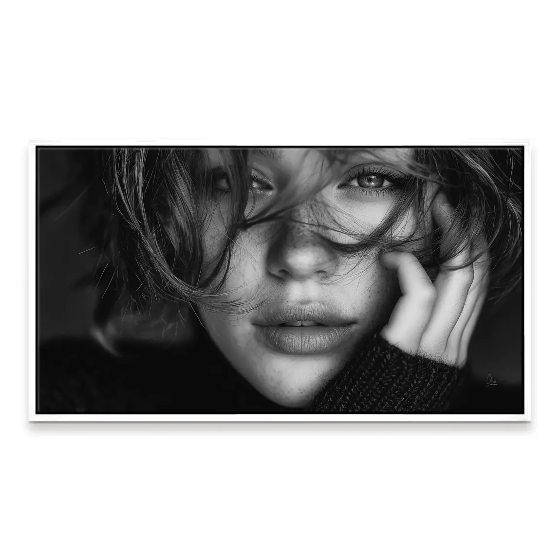 Silent Graze Leinwand Bild