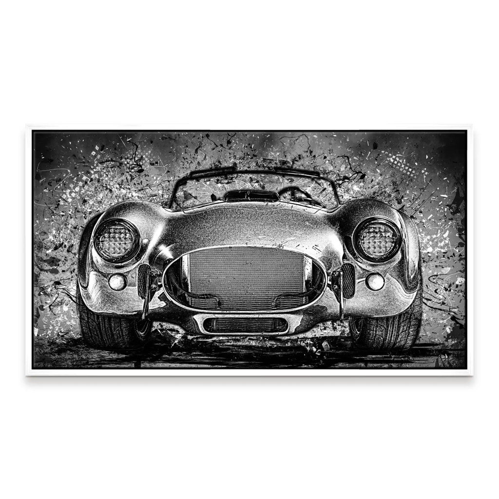 AC Cobra Abstrakt Black Leinwand Bild INGALERIE