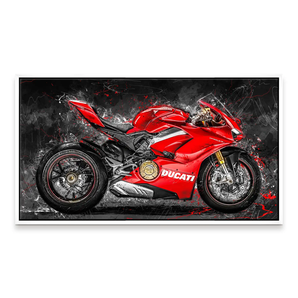 Ducati Panigale Abstrakt Leinwand Bild INGALERIE