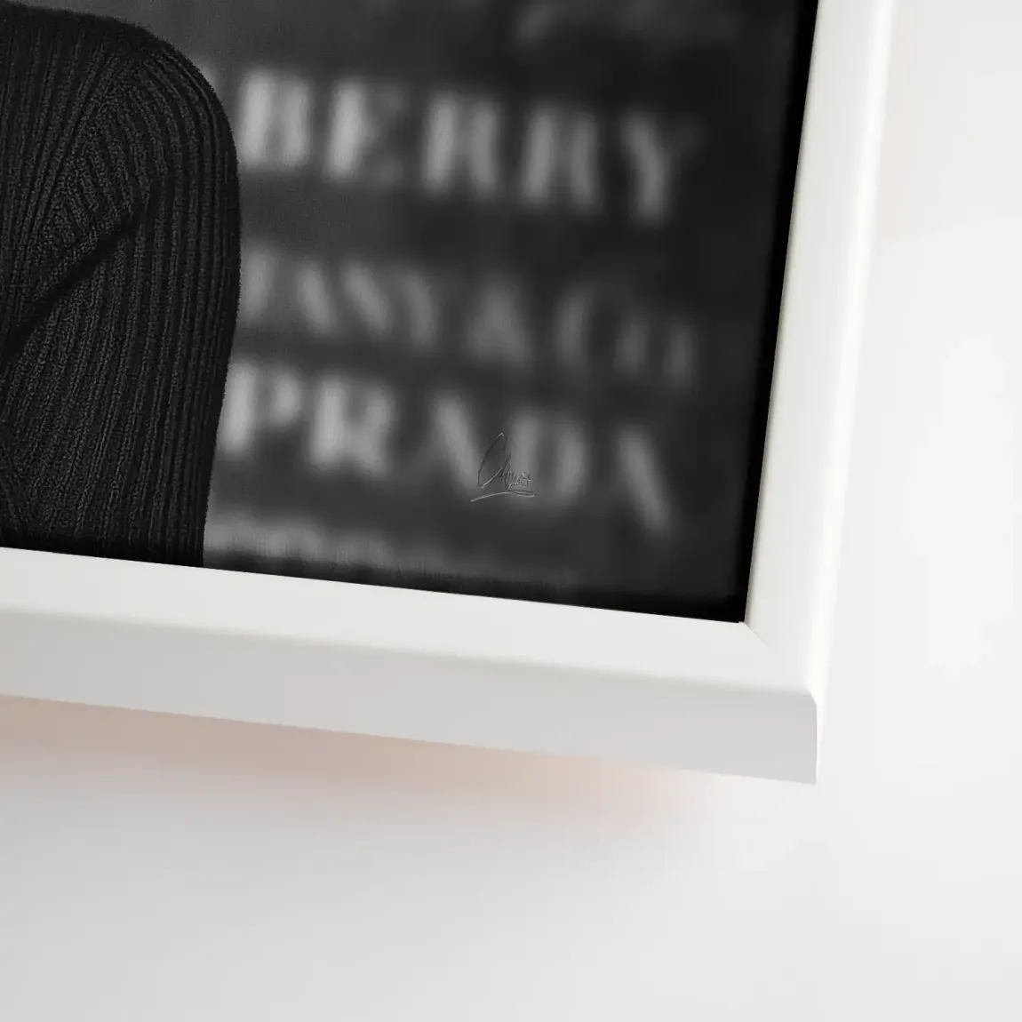 Marilyn Monroe Black Secret Leinwand Bild