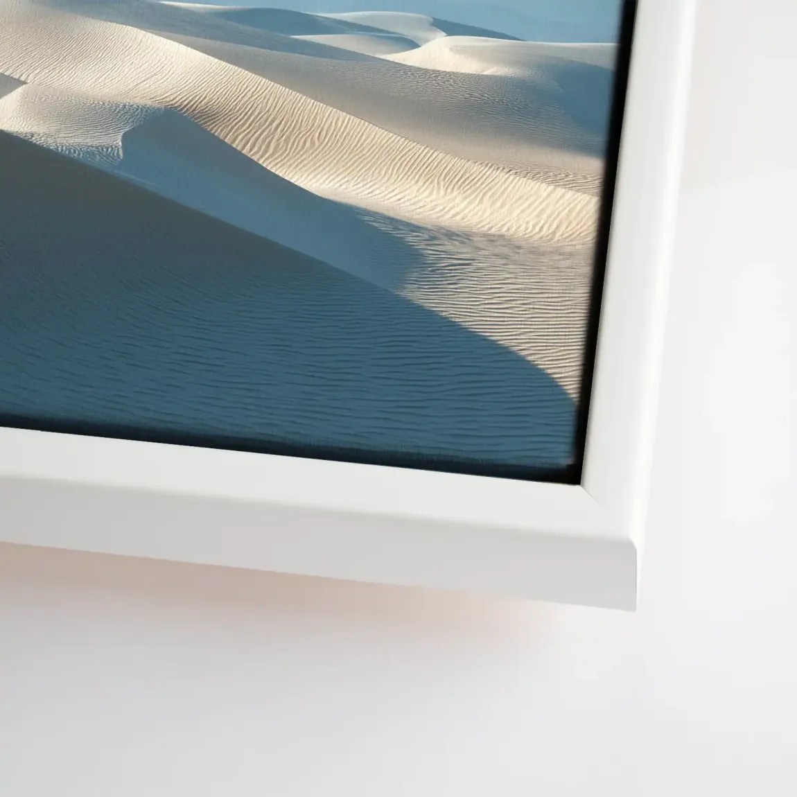 White Desert Leinwand Bild