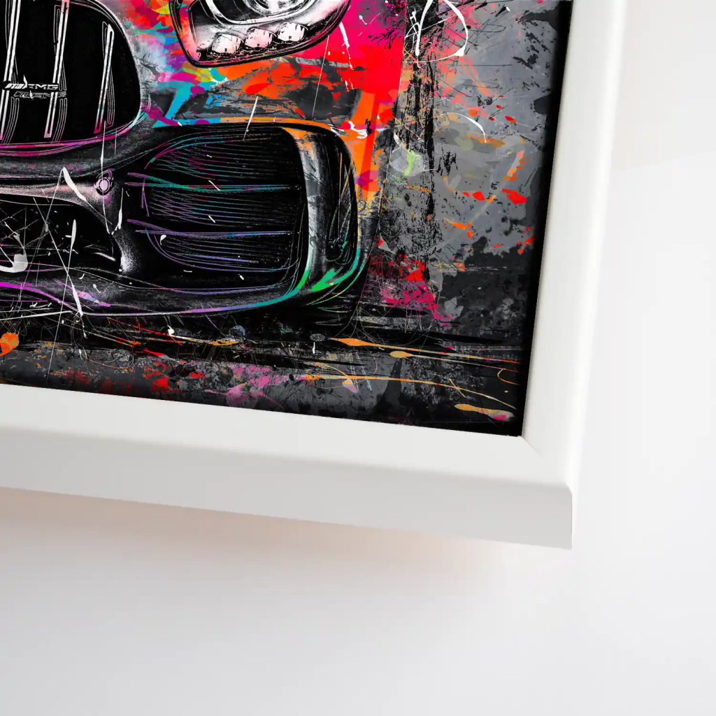 Mercedes AMG GT Pop Art Style Leinwand Bild INGALERIE