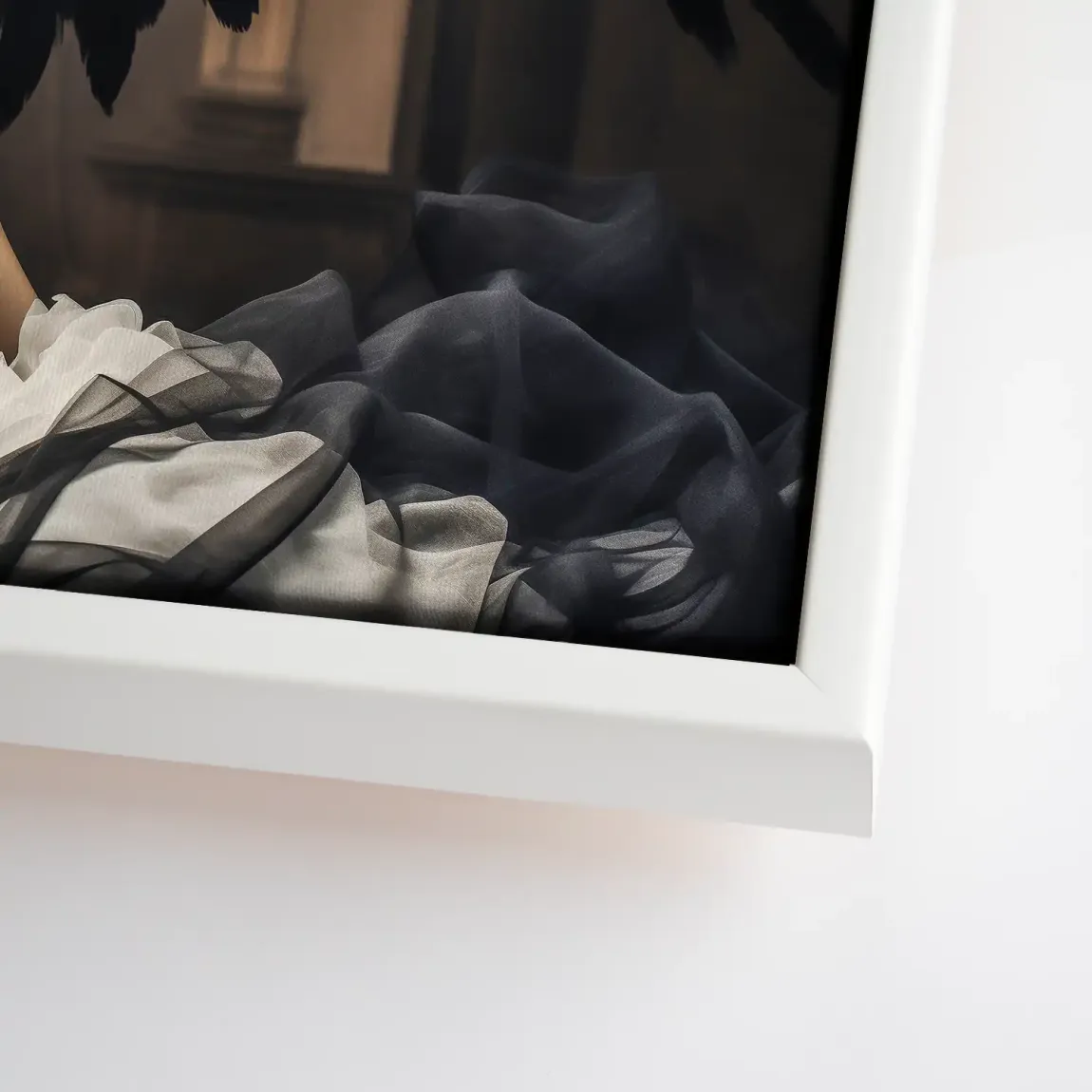 Blackwing Angel Art Leinwand Bild