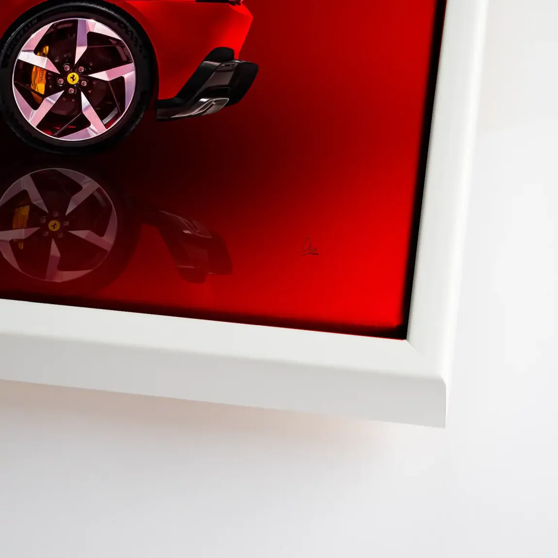 Ferrari Prestige Art Leinwand Bild