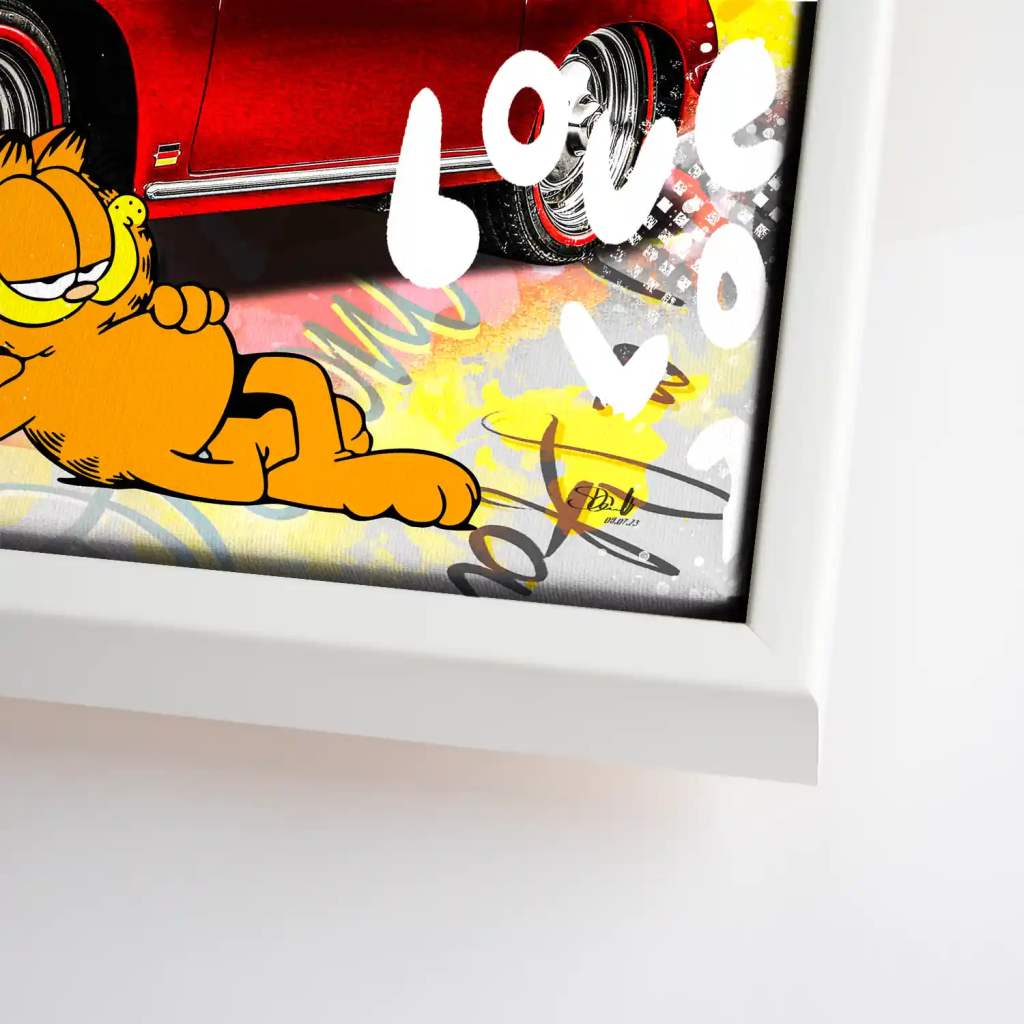 Minnie Speedster 356 Pop Art Style Leinwand Bild INGALERIE