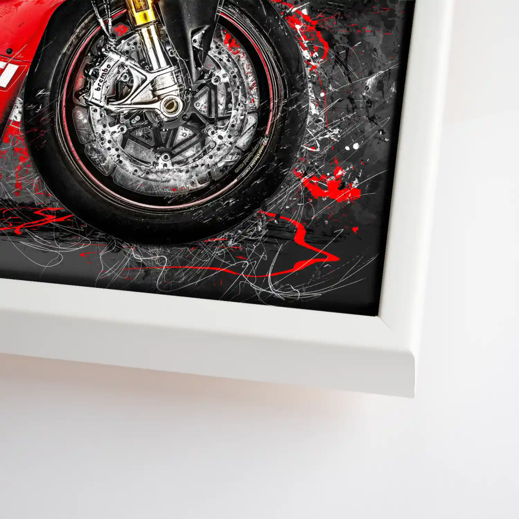 Ducati Panigale Abstrakt Leinwand Bild INGALERIE