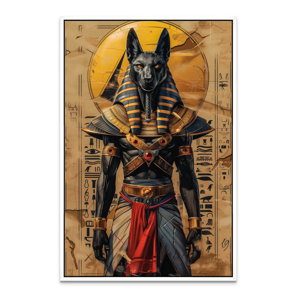 Anubis Modern Style Leinwand Bild INGALERIE