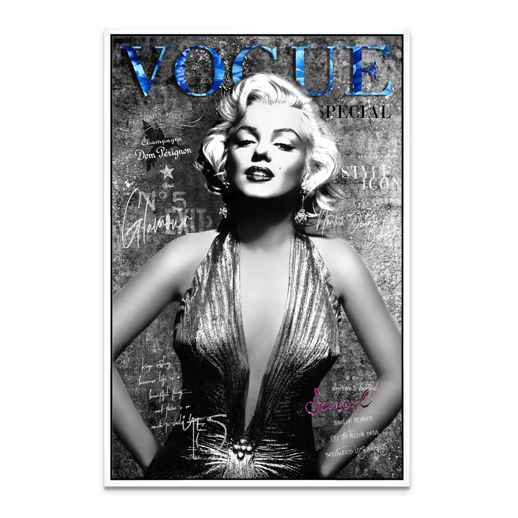 Marilyn Vogue Leinwand Bild INGALERIE