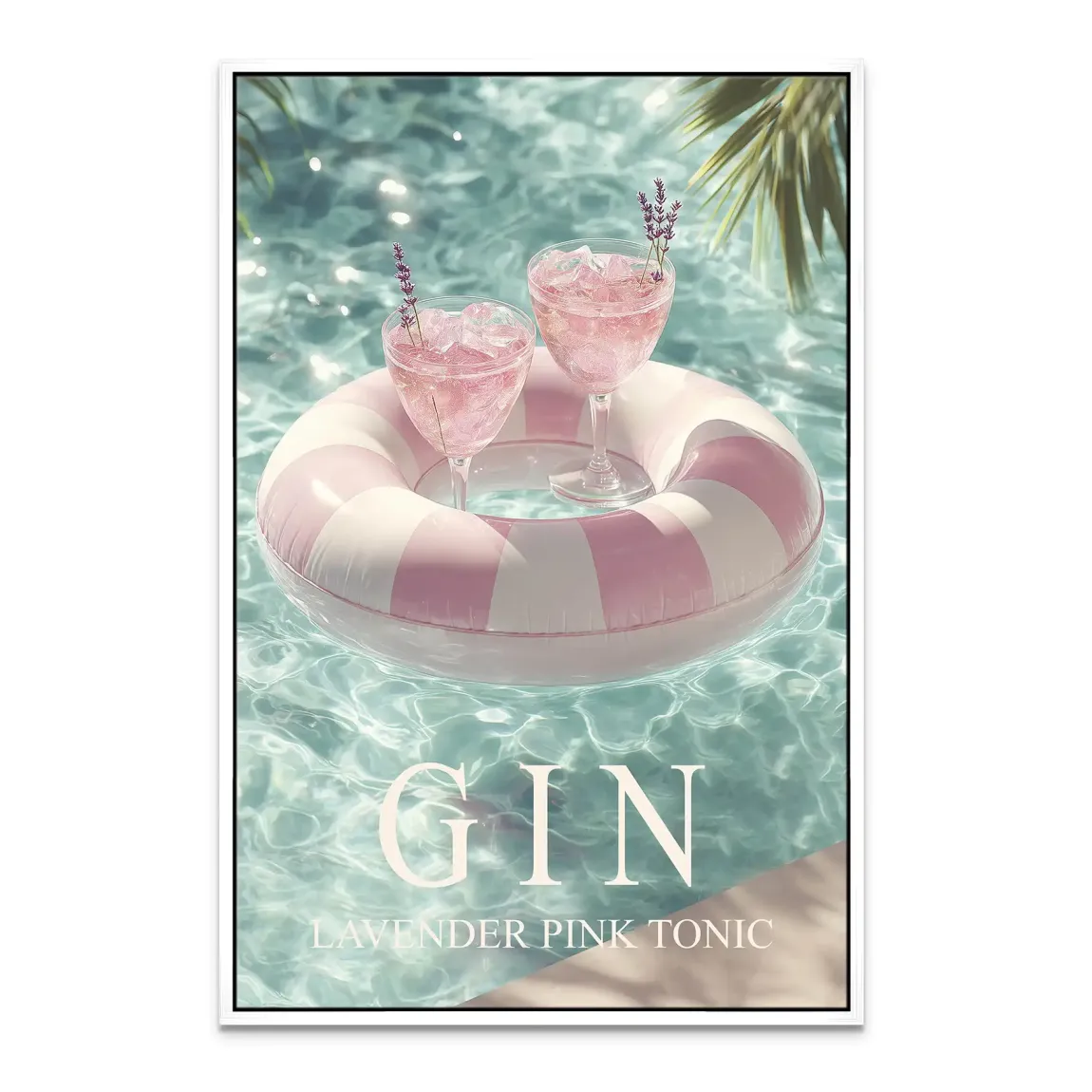 Gin Lavender Dream Leinwand Bild