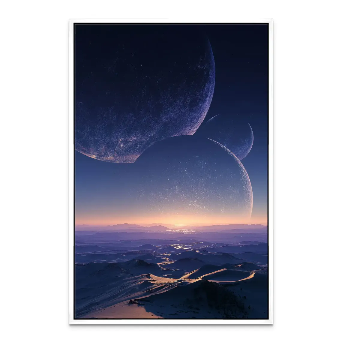 Jenseits der Welt Leinwand Bild