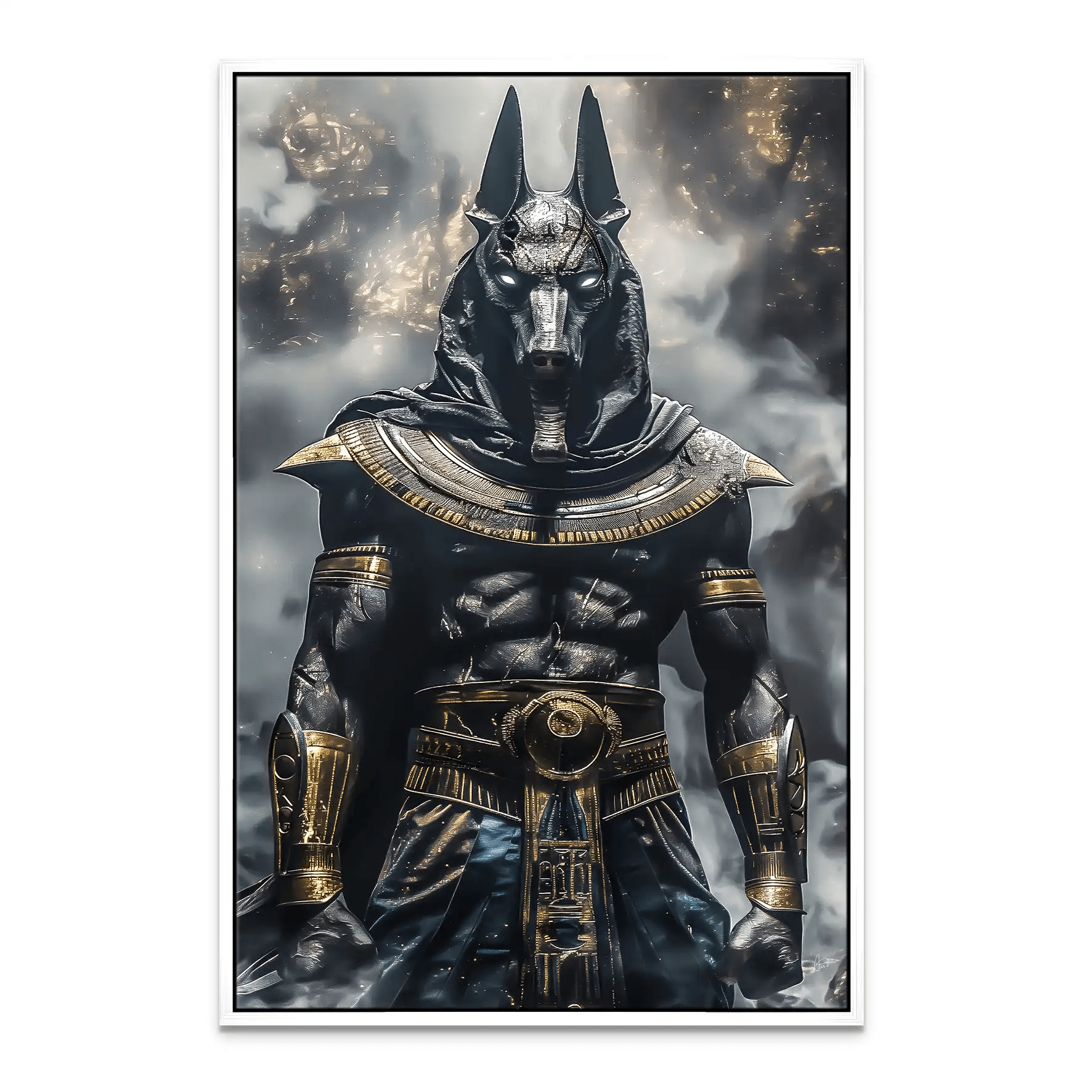 Anubis Dark Leinwand Bild INGALERIE