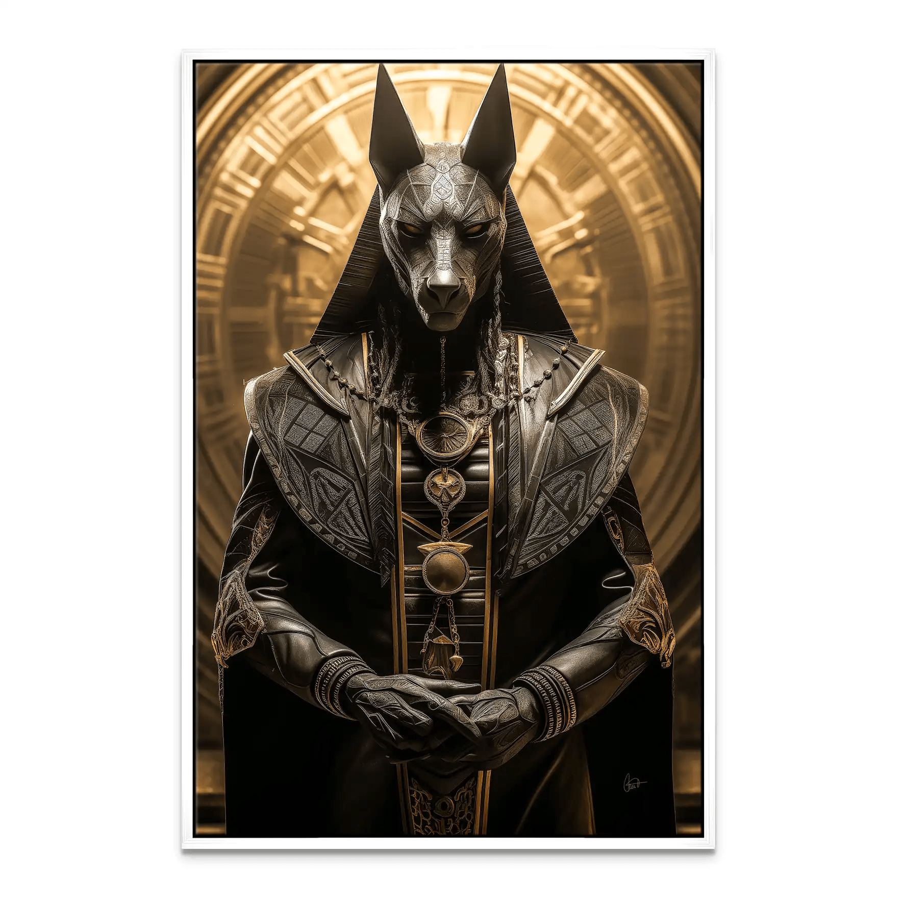 Anubis Mystik Leinwand Bild INGALERIE