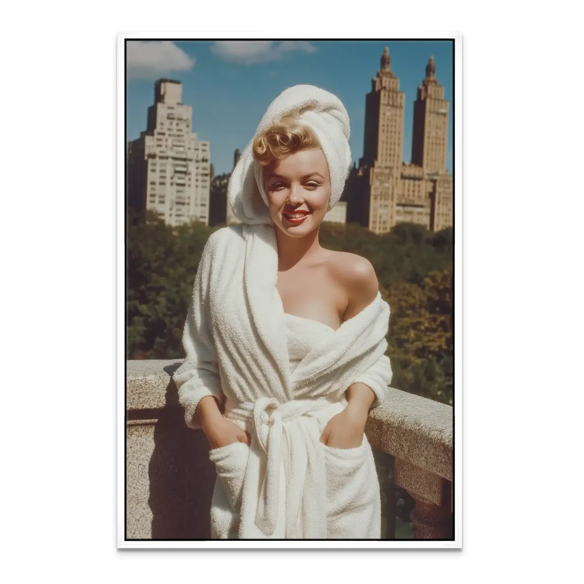 Central Park Charm Leinwand Bild