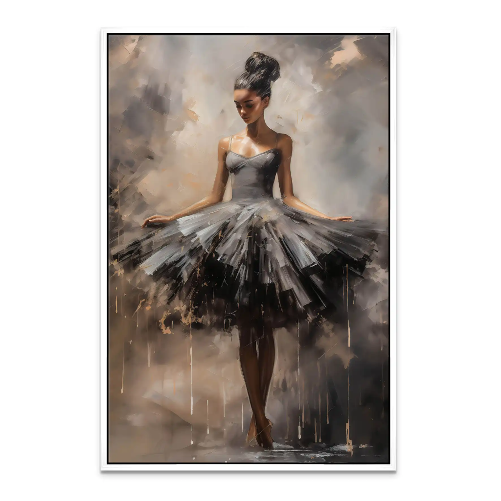 Ballerina Modern Style Leinwand Bild INGALERIE