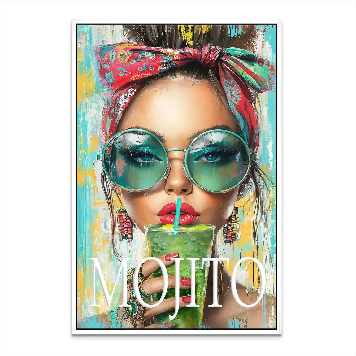 Beauty Mojito Leinwand Bild INGALERIE