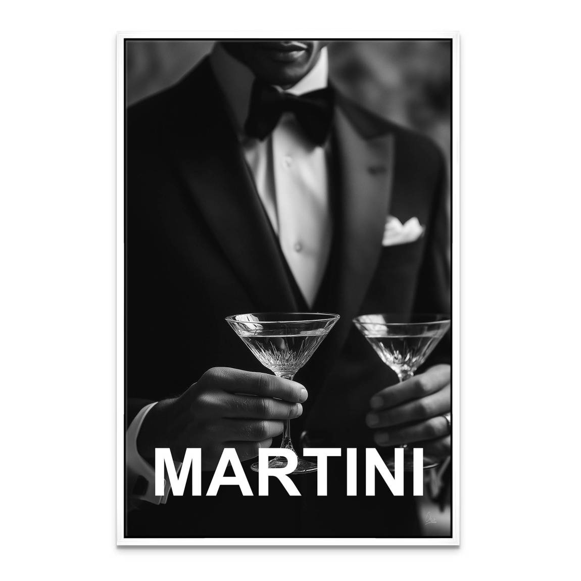 Martini Moment Leinwand Bild