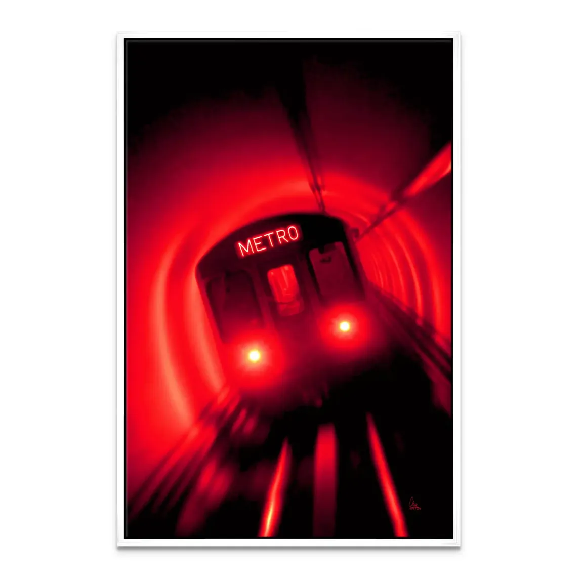 Metro Art Leinwand Bild