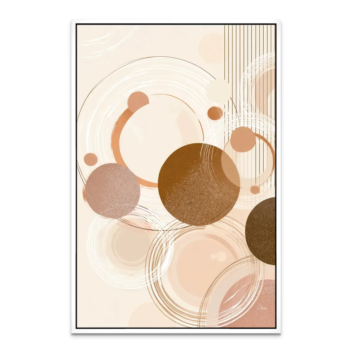 Circles of Timeless Leinwand Bild INGALERIE