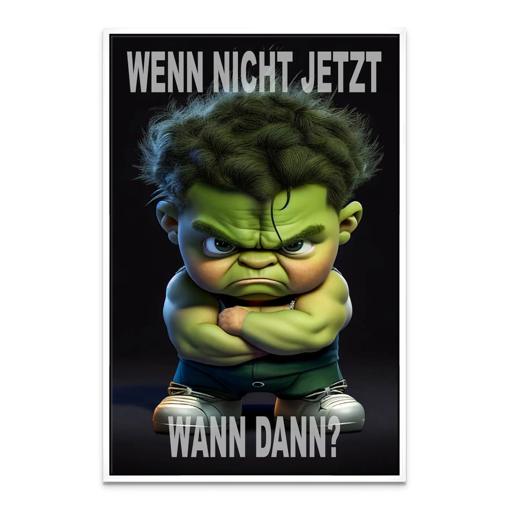 Kleiner Hulk Leinwand Bild INGALERIE