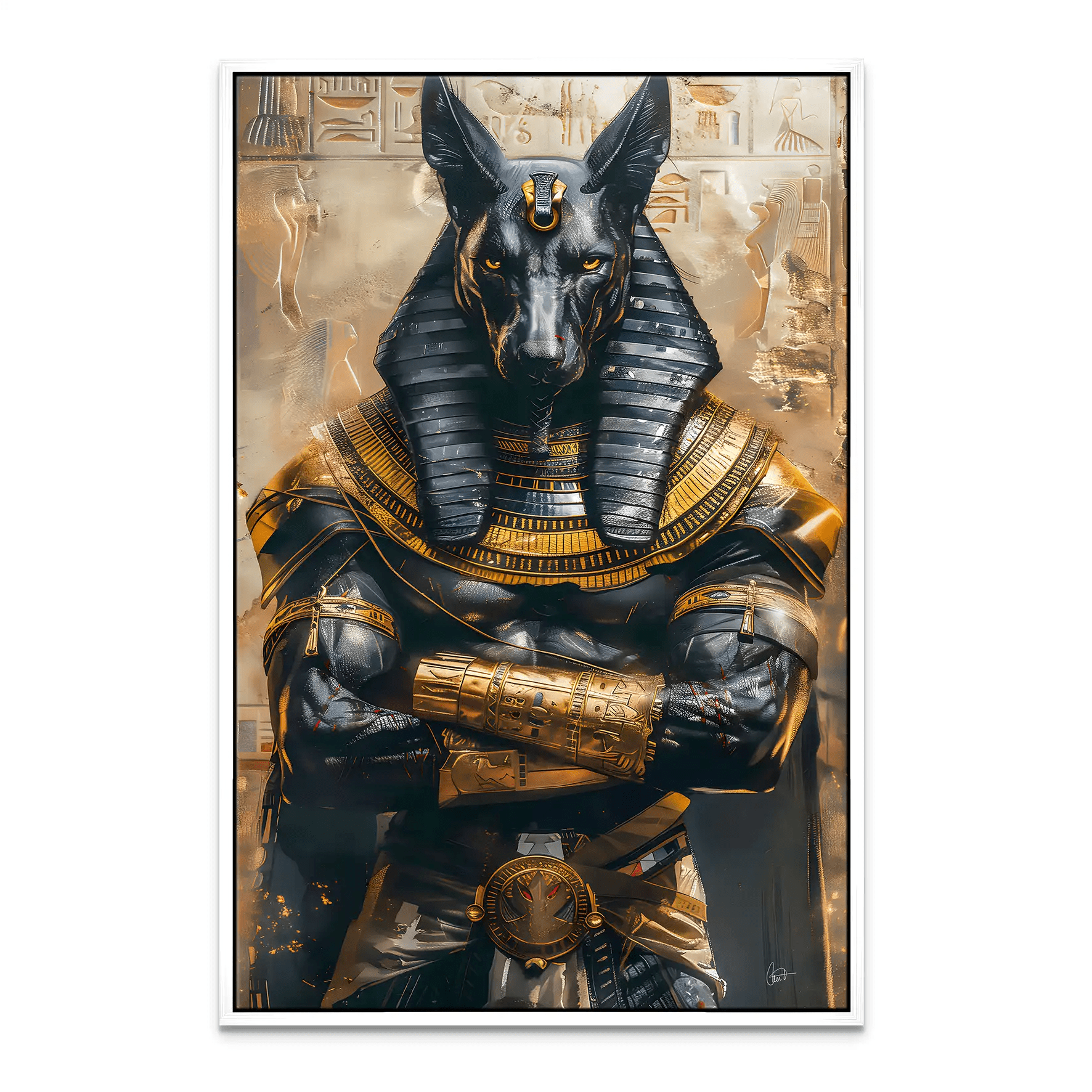 Anubis Style Leinwand Bild INGALERIE