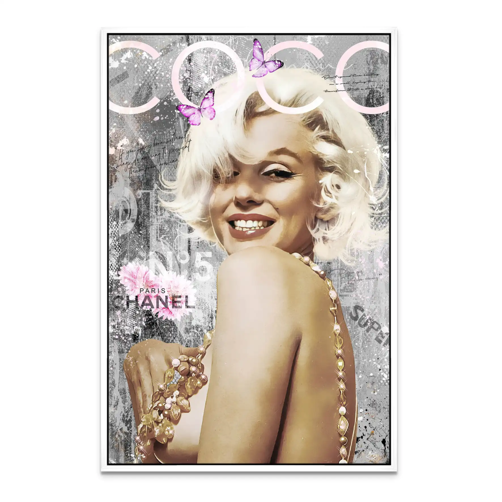 Marilyn Coco Leinwand Bild INGALERIE