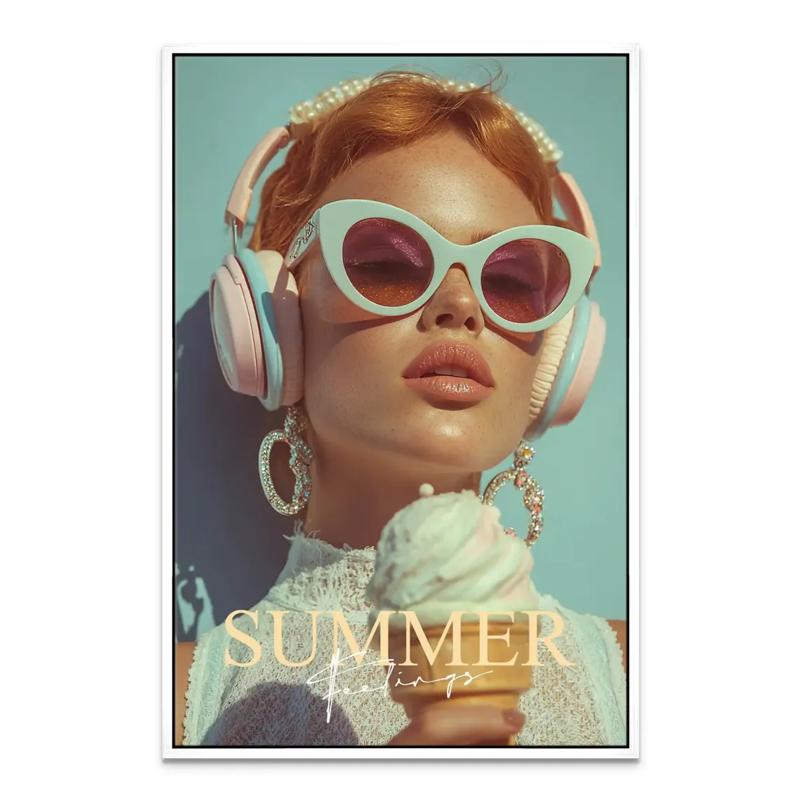 Summerfeeling Leinwand Bild