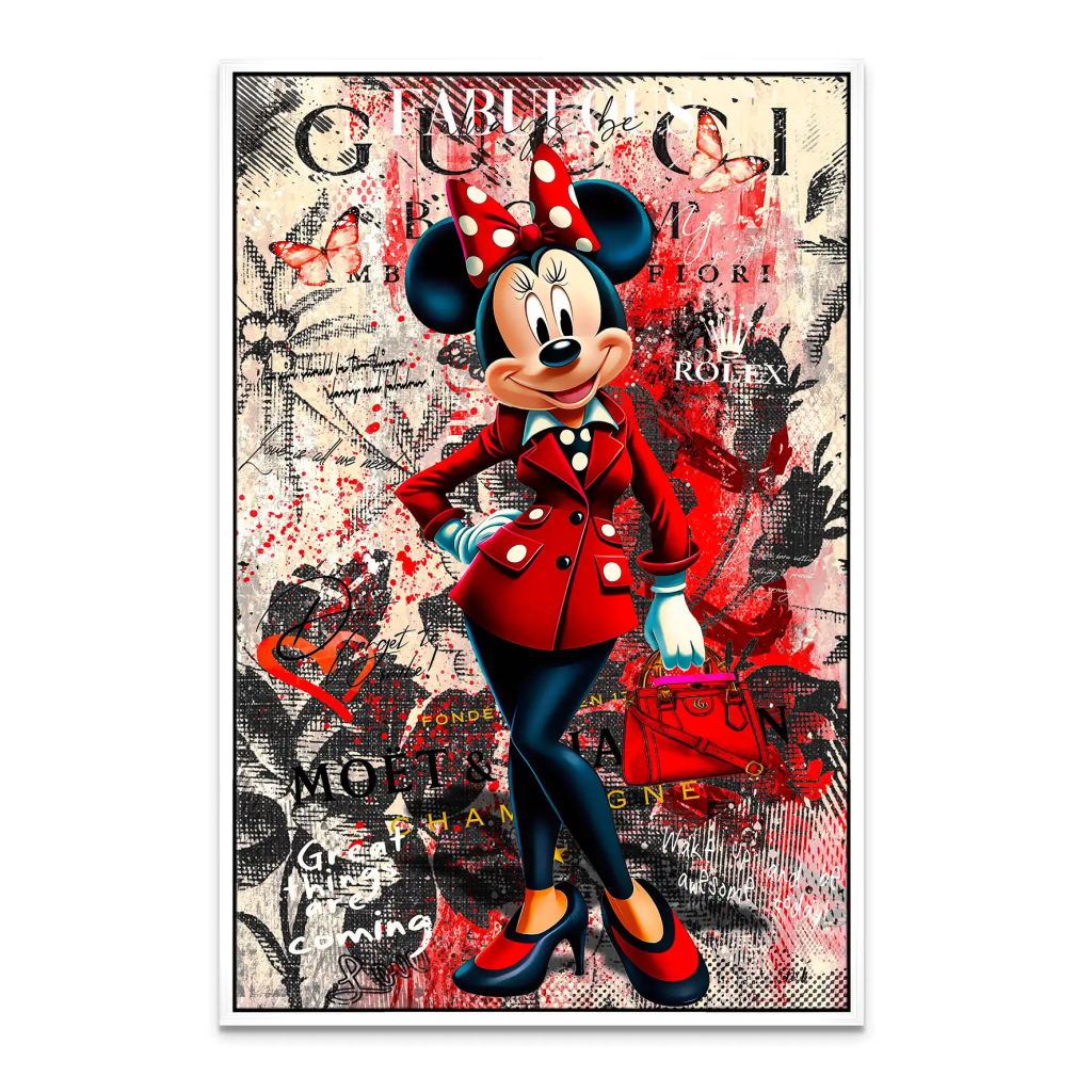 Minnie Gucci Leinwand Bild INGALERIE