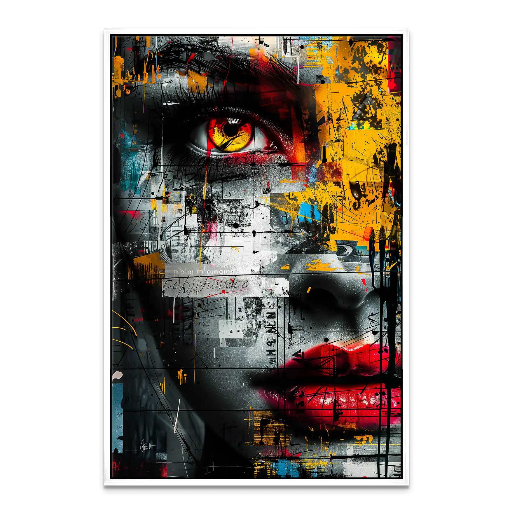 Abstrakt Art Beauty Leinwand Bild INGALERIE