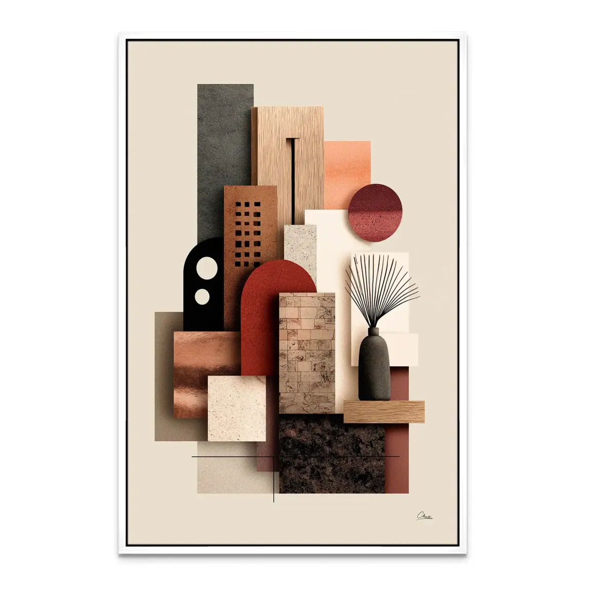Urban Layers Elegance Leinwand Bild INGALERIE