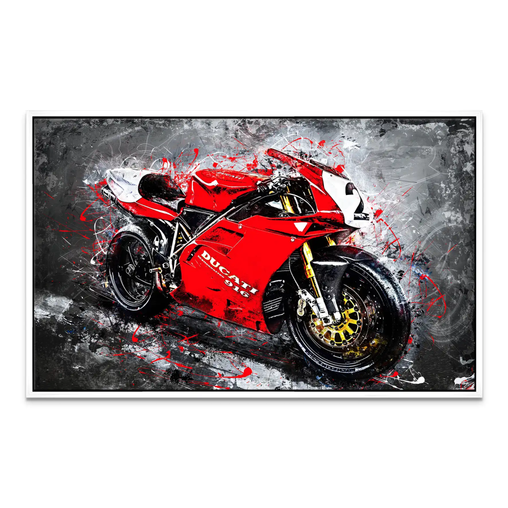 Ducati 916 Abstrakt Leinwand Bild INGALERIE