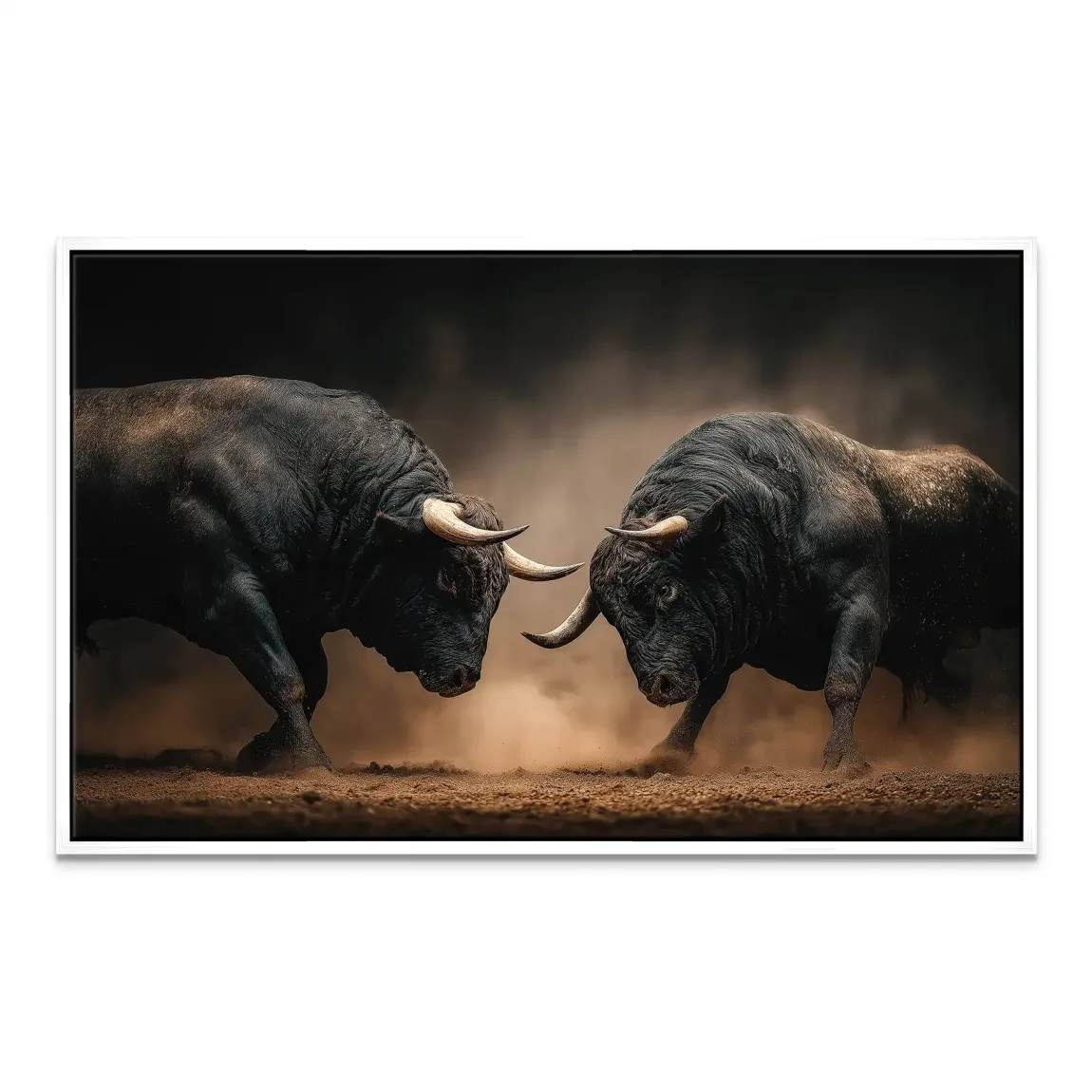 Bulls of Valor Leinwand Bild