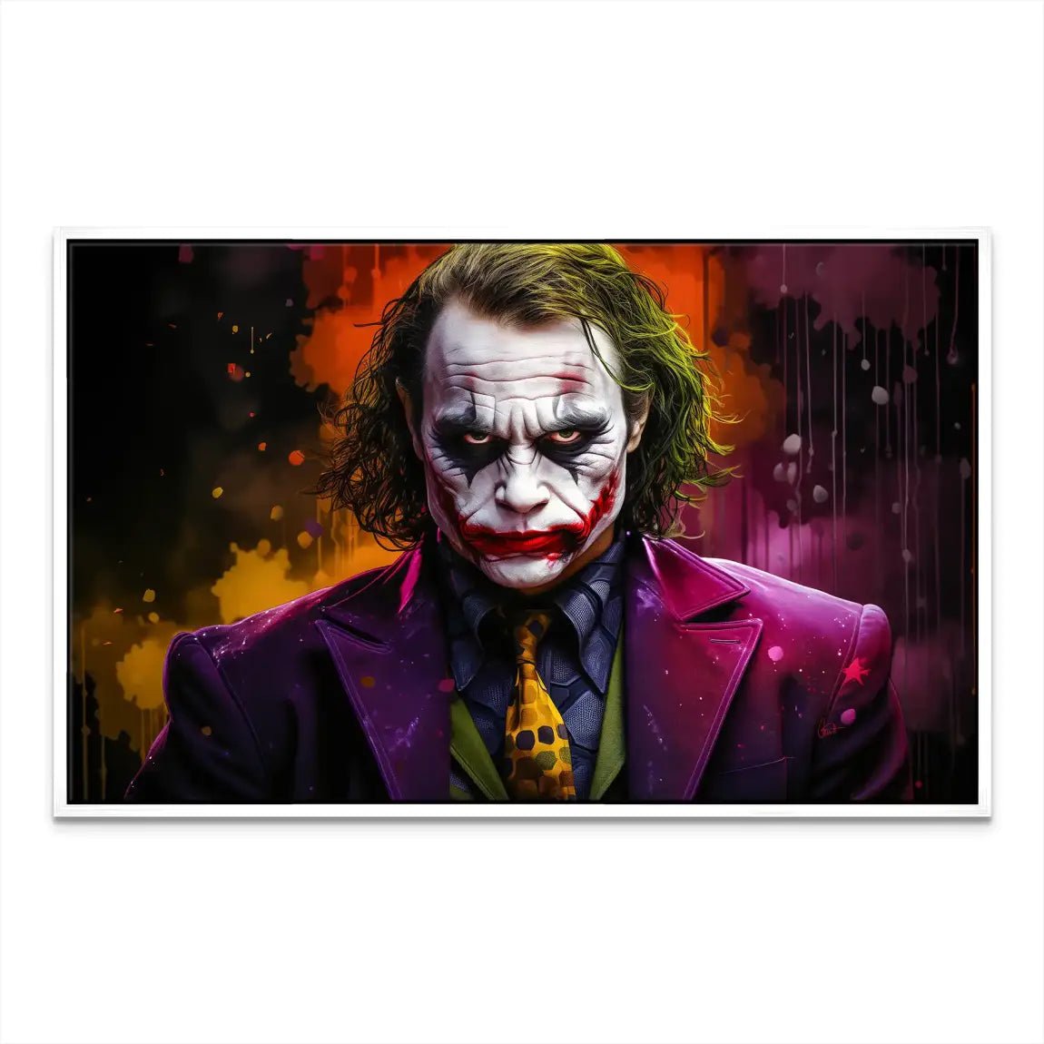 Joker Abrakt Leinwand Bild INGALERIE