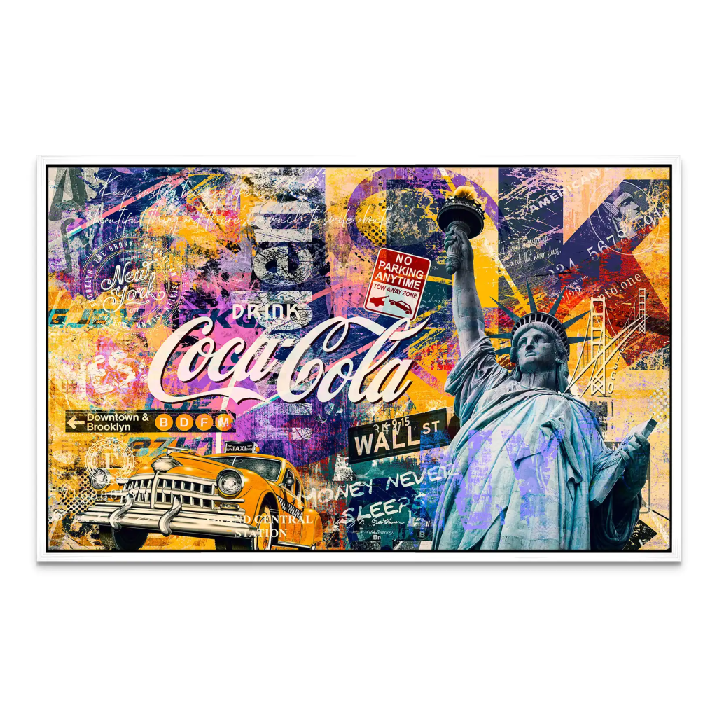 New York Pop Art Leinwand Bild INGALERIE