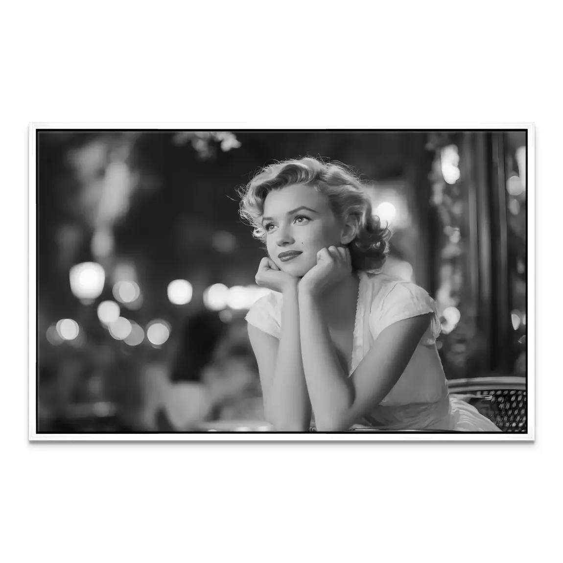 Marilyn Nightwish Noir Leinwand Bild