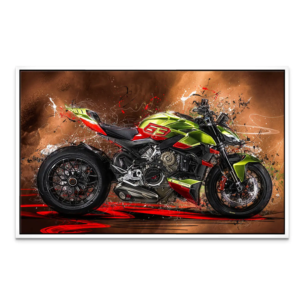 Ducati Streetfighter Lambo Leinwand Bild INGALERIE