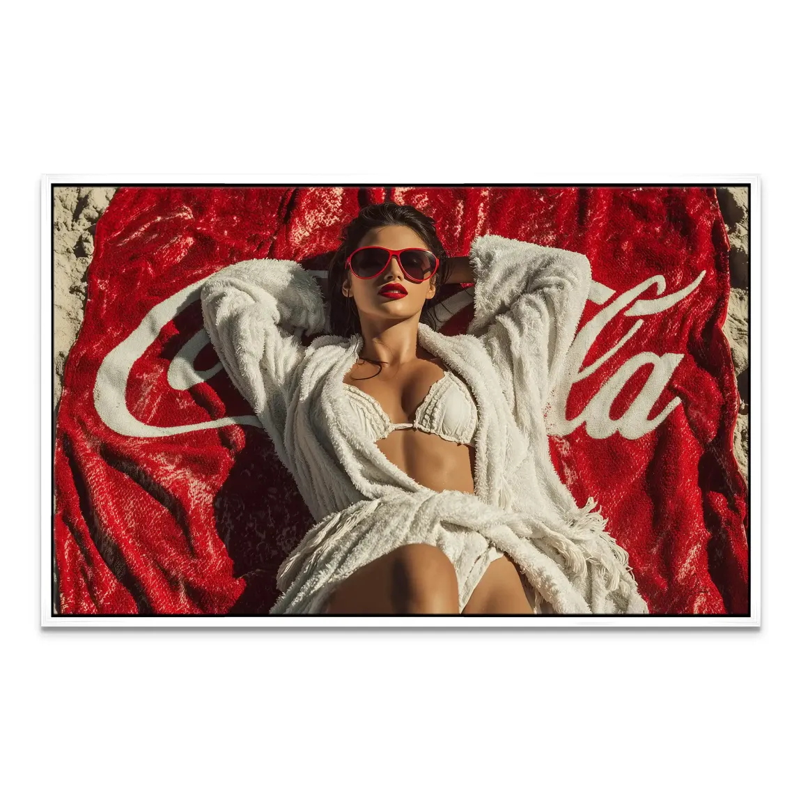 Coca Beach Dream Leinwand Bild