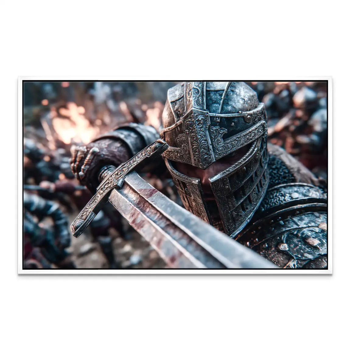 Steel Valor Leinwand Bild